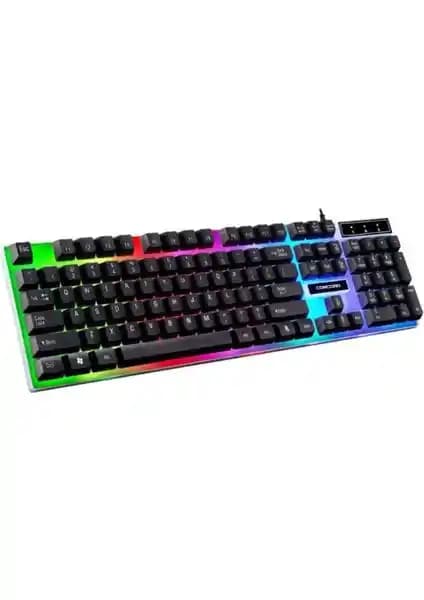 Concord C-59+ RGB LED Gaming Klavye: Yüksek Performans ve Estetik Bir Oyun Deneyimi