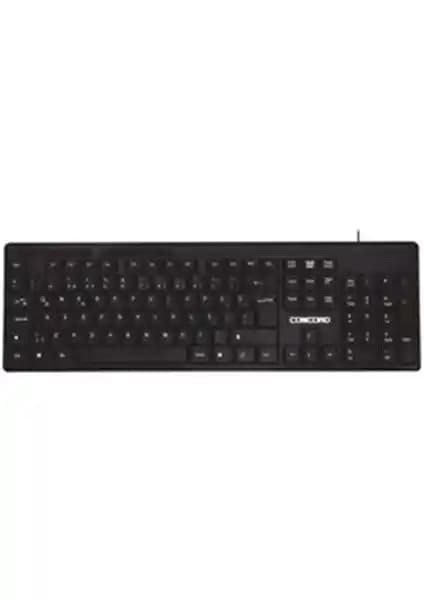 Concord F Türkçe Standart Kablolu Klavye: Dayanıklı ve Kullanışlı Ofis ve Ev Kullanımı İçin