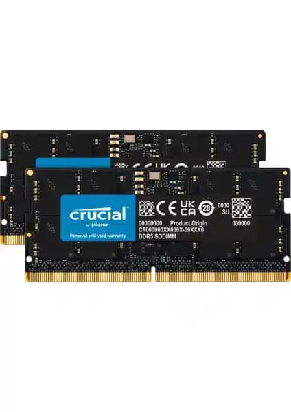 Crucial 32GB DDR5 4800MHz RAM Kitleri Yüksek Performans ve Güvenilirlik Sunar