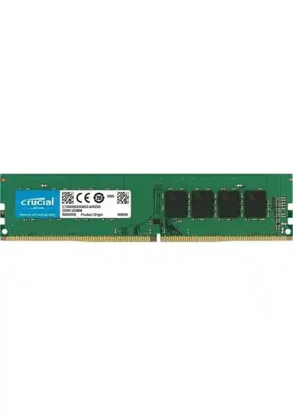 Crucial 8GB 2666MHz DDR4 UDIMM RAM ile Yüksek Performans ve Güvenilirlik