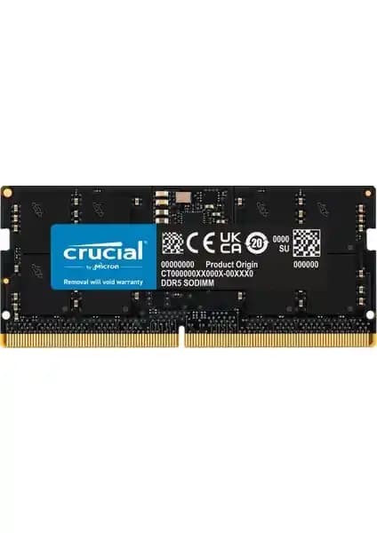 Crucial 8GB DDR5 4800MHz Notebook RAM ile Yüksek Hız ve Güvenilirlik Artırımı