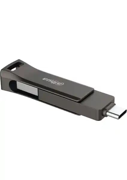 Dahua 64GB OTG USB 3.2 Metal USB Bellek P629 Titan Gri Performans ve Şıklık Bir Arada