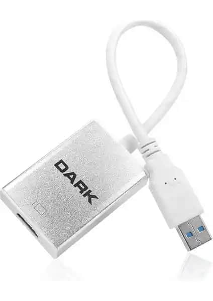 Dark DK-AC-UGA33 USB 3.0 HDMI Harici Ekran Kartı Yüksek Çözünürlük ve Çoklu Ekran Desteği