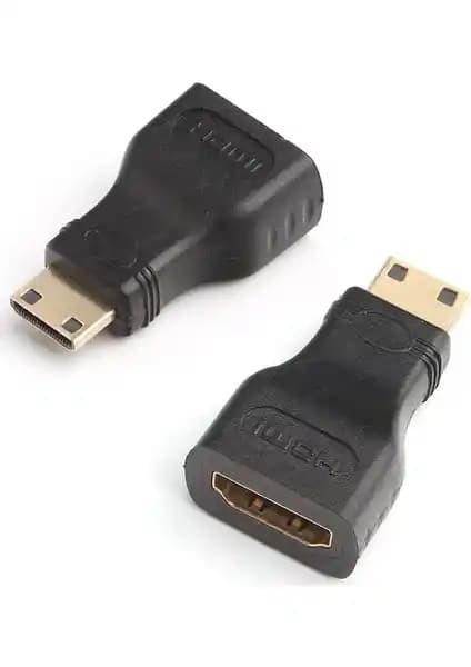 Dark HDMI Dişi – Mini HDMI Erkek Dönüştürücü ile Yüksek Kalitede Bağlantı Sağlayın