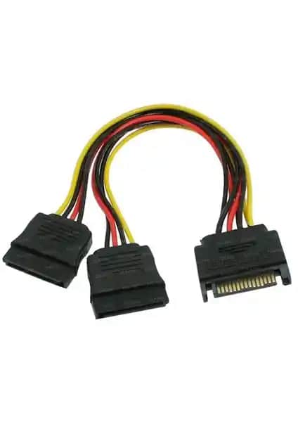 Dark P202 15Pin SATA - 2x15Pin SATA Dönüştürücü Kablo Yüksek Kalite ve Kolay Kullanım