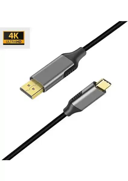 Daytona K-01 Type-C DisplayPort Kablosu 4K Ultra HD 60Hz Yüksek Performanslı