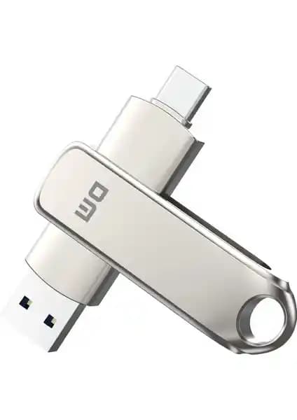 DM PD189 Metal Tip-C USB 3.1 Flash Bellek 64 GB Yüksek Hız ve Dayanıklılık Özellikleri