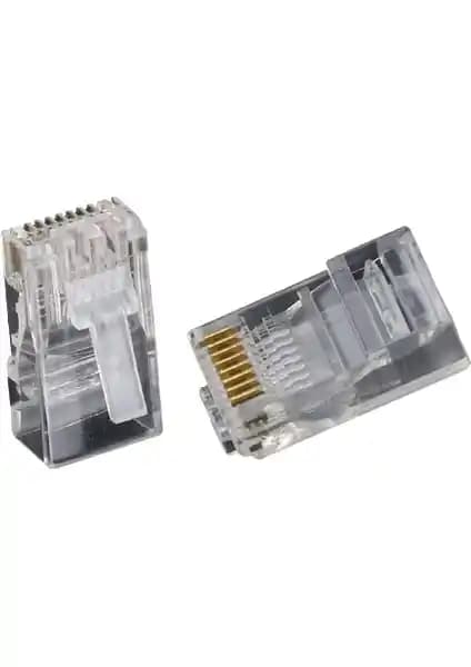 Elektromall RJ45 Cat5 Ethernet Uç Jak Network Konnektörleri Güvenilir Bağlantı Sağlar