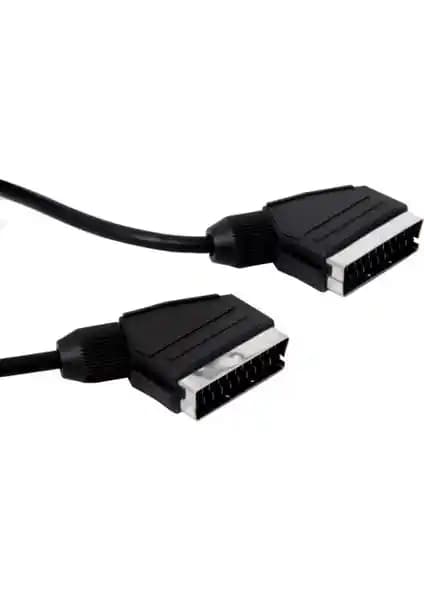 Eski Televizyonlar İçin Yüksek Performanslı 1.2 Metre Scart to Scart HDMI Bağlantı Kablosu