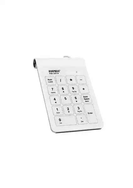 Everest KB-2014 USB Dokunmatik Nümerik Klavye: Şık ve Dayanıklı Kullanım İçin Uygun