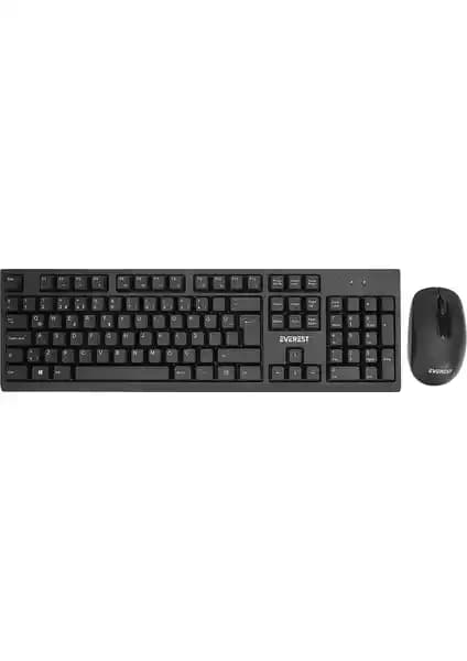 Everest KM-2510 Kablosuz Q Multimedia Klavye ve Mouse Seti: Şık ve İşlevsel Kullanım Çözümü