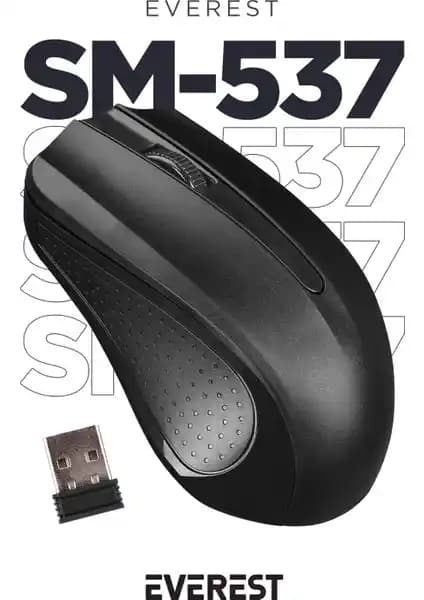 Everest SM-537 Usb Siyah Kablosuz Mouse Özellikleri ve Kullanıcı Yorumları