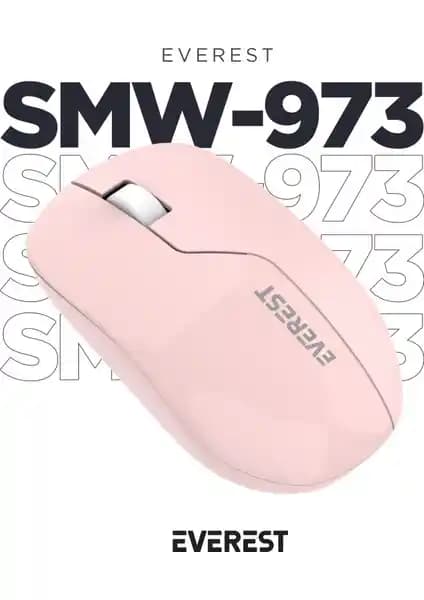 Everest SMW-973 Pembe Kablosuz Mouse: Şık Tasarım ve Günlük Kullanım Performansı