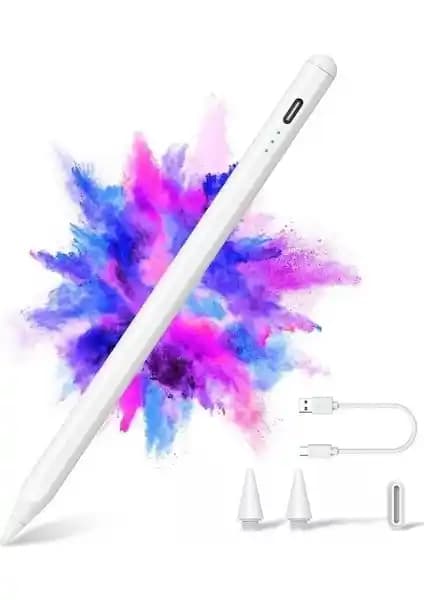 Fogy Apple iPad 10.9 İnç (10. Nesil) Uyumlu Active Stylus Kalemi Yüksek Hassasiyetli Çizim ve Not Alma