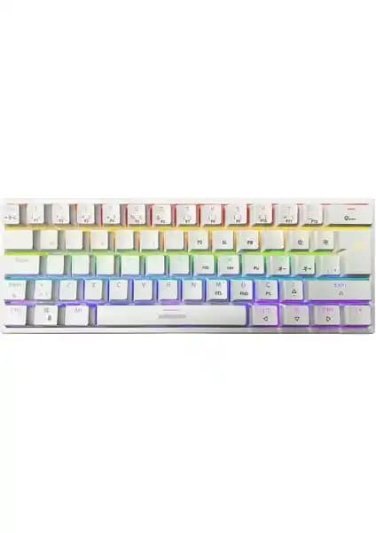 GameBooster GB-G11 GHOST Rainbow Beyaz Mekanik Gaming Klavye İncelemesi ve Özellikleri
