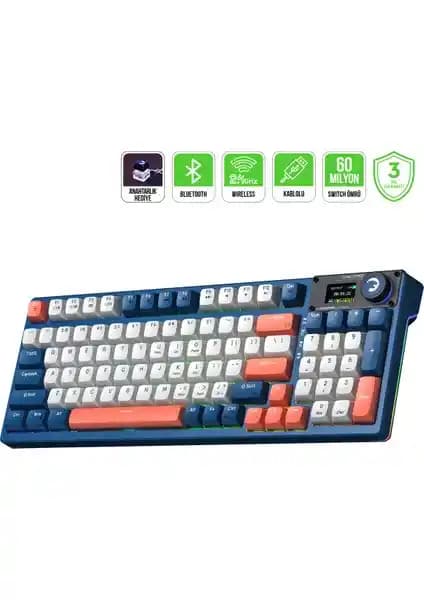 Gamepower Gasket Elite RGB: Çok Yönlü Bağlantı ve Özelleştirme Özellikleriyle Üstün Oyun Klavyesi