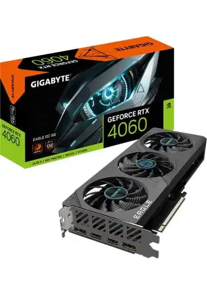 Gigabyte GeForce RTX 4060 EAGLE OC 8GB Ekran Kartı Performans ve Tasarım Özellikleri