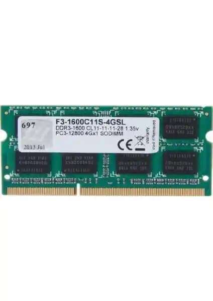 GSkill Value DDR3L-1600MHz 4GB Düşük Voltajlı RAM Modülü Özellikleri ve Avantajları