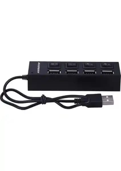 Hadron Gaman 4 Port USB 2.0 Hub ile Çoklu Bağlantı ve Pratik Kullanım Çözümü