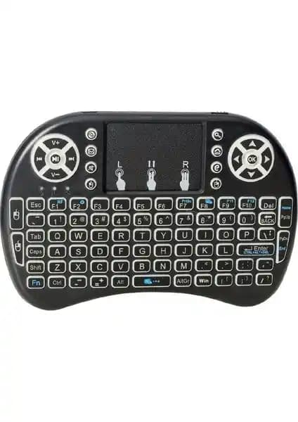 Hello HL-19485 Kablosuz Mini Klavye ve Touchpad Mouse ile Taşınabilirlik ve Pratiklik