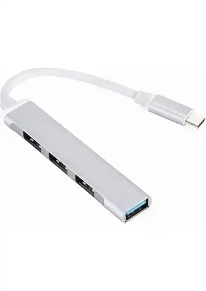 HKN 4’ü Bir Arada Type-C’den USB’ye Adaptör: Hafif ve Dayanıklı Çoklu Bağlantı Çözümü
