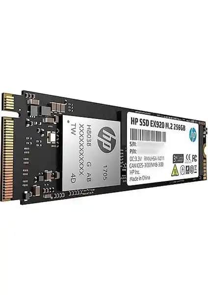 HP EX920 256GB M.2 NVMe SSD Disk: Yüksek Performans ve Güvenilirlik Sağlayan Depolama Çözümü