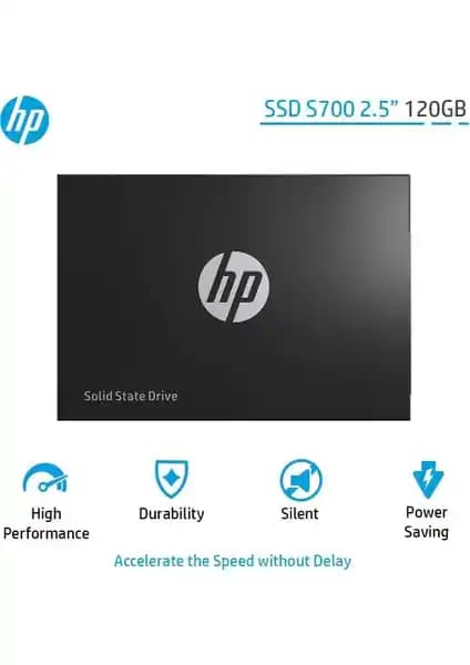 HP S700 120 GB 3D NAND Teknolojili SSD: Yüksek Performans ve Güvenilirlik