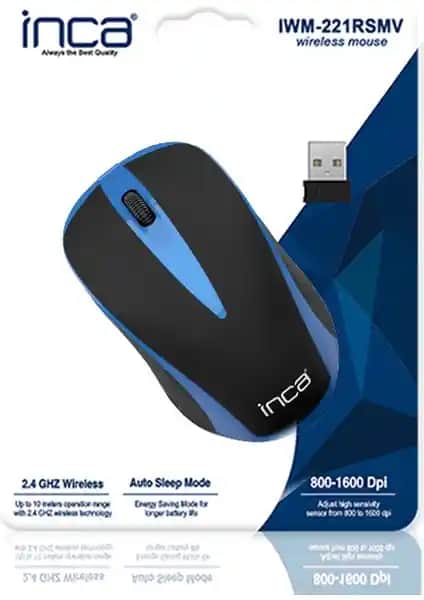 Inca IWM-221RSMV Track Red Sensör Mouse: Ergonomik ve Şık Kablosuz Fare Özellikleri