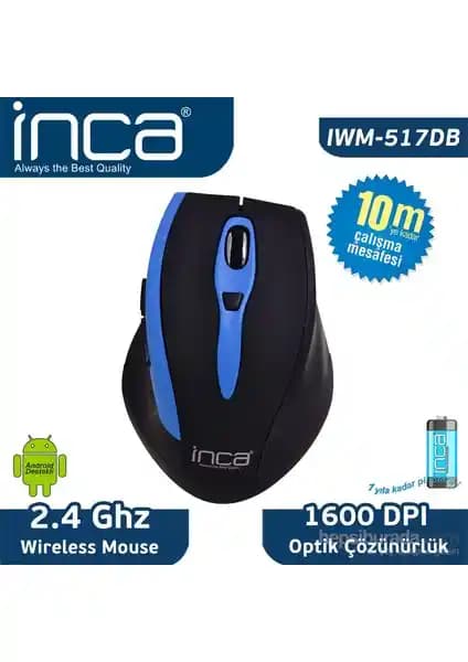 Inca IWM-517DB Kablosuz Mouse İncelemesi Ergonomik ve Hassas Özellikleriyle