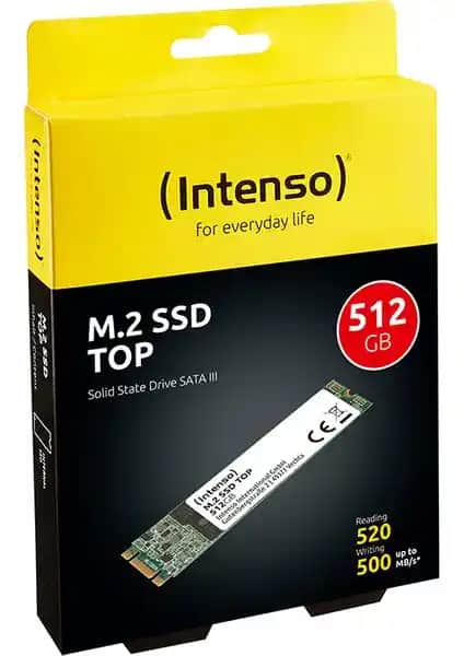Intenso Top 512GB M.2 SATA SSD: Yüksek Hız ve Güvenilirlik Sunan Modern Depolama Çözümü