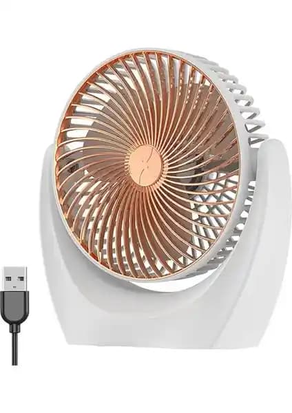 Kakusan 3 Kademeli Usbli Şarj Edilebilir Masa Fanı: Enerji Verimli ve Sessiz Soğutma Çözümü