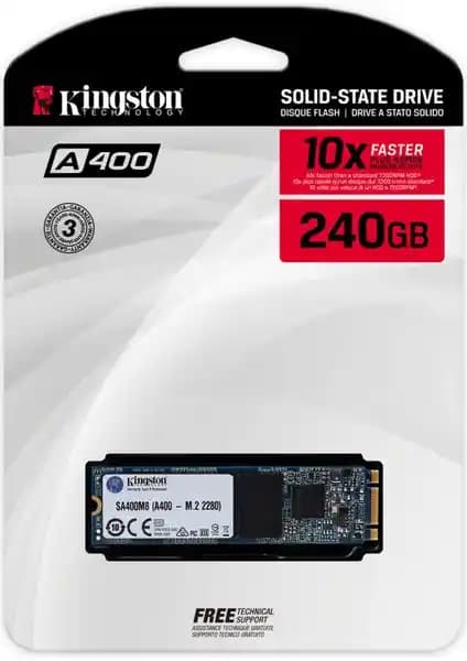 Kingston A400 240GB SSD: Yüksek Performans ve Güvenilirlik Sunan Depolama Çözümü