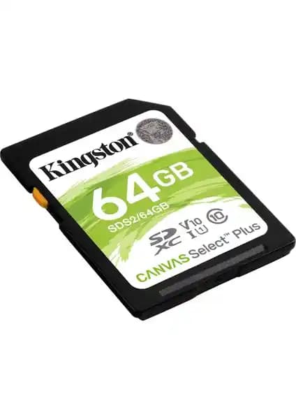 Kingston SDS2-64GB Canvas Select Plus Hafıza Kartı Değerlendirmesi ve Özellikleri