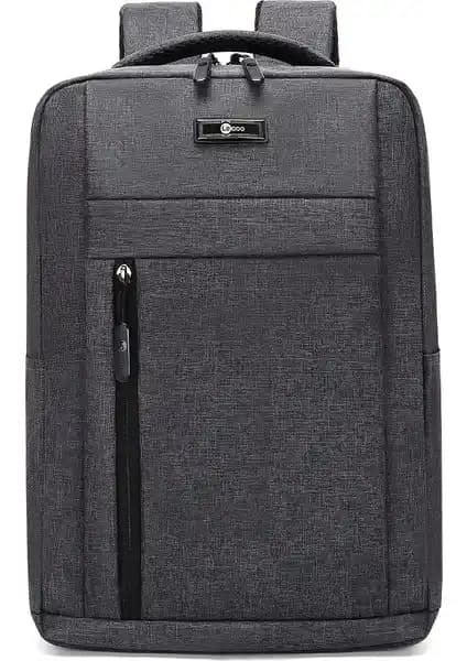 Lecoo BG01 15-15.9 inç Laptop İçin Çok Fonksiyonlu Su Geçirmez Sırt Çantası