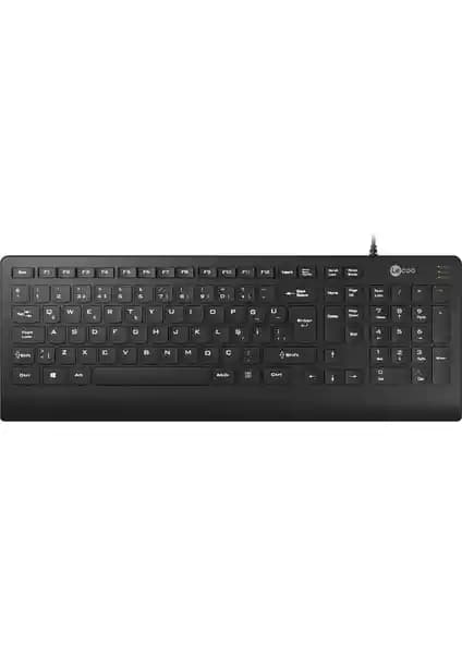 Lecoo KB103 USB Kablolu Türkçe Q Klavye: Dayanıklı ve Şık Tasarım ile Verimli Kullanım