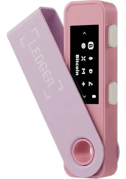 Ledger Nano S Plus Pastel Pembe Kripto Donanım Cüzdanı Güvenlik ve Tasarım Özellikleri