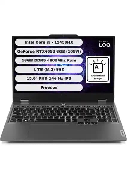 Lenovo Loq 15IAX9 GTI116: Yüksek Performanslı ve Çok Yönlü Taşınabilir Oyun Bilgisayarı