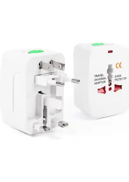 Lisa Butik Universal Dünya Priz Çevirici Dönüştürücü ile Seyahatlerde Priz Uyum Sorunlarına Son