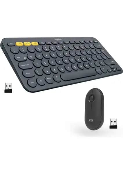 Logitech K380 Bluetooth Klavye ve M350 Pebble Kablosuz Mouse İnceleme ve Özellikleri