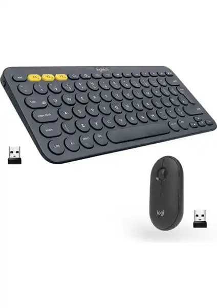 Logitech K380 Bluetooth Klavye ve M350 Pebble Kablosuz Mouse İnceleme ve Özellikleri