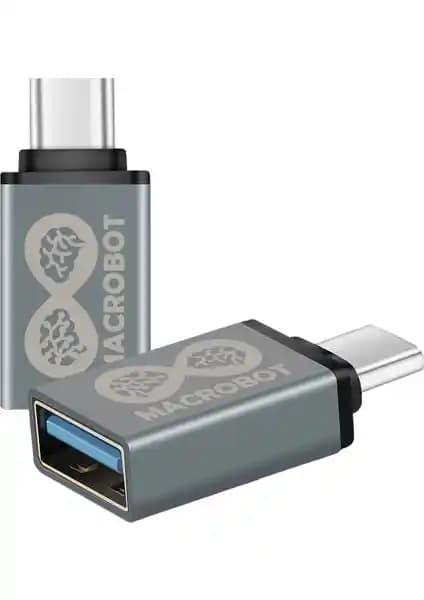 Macrobot Type C USB 3.1 Dönüştürücü Otg Adaptörleri ile Cihazlar Arasında Hızlı Bağlantı