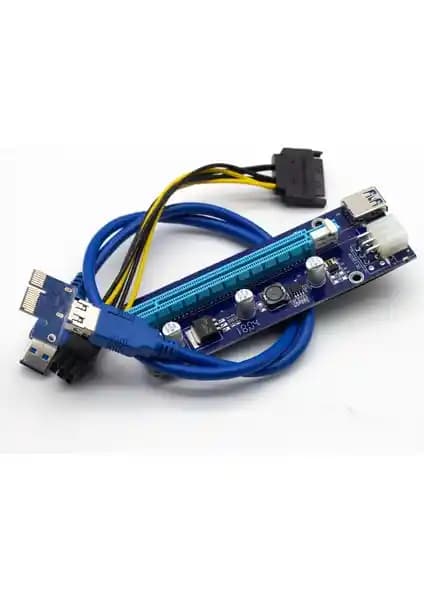 Merpa Mining Ethereum PCI-E 1x'ten 16x'e Kablolu Riser İncelemesi ve Teknik Detaylar