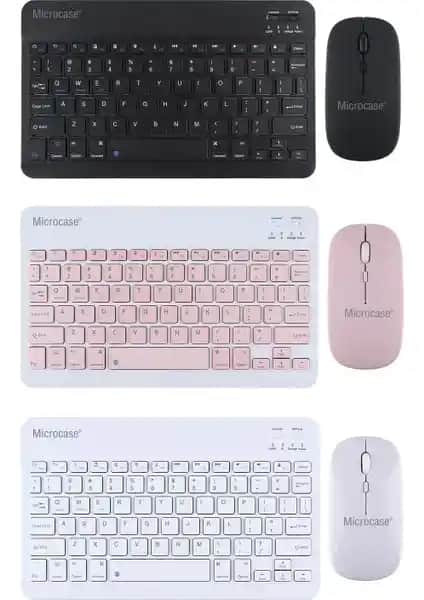 Microcase Bluetooth Klavye ve Mouse Seti: Modern ve Kablosuz Ofis ve Ev Kullanımı İçin