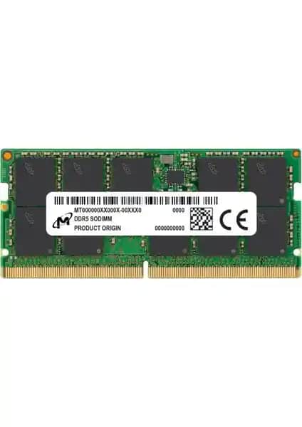 Micron 8GB DDR5 4800MHz Notebook RAM Yüksek Performans ve Hız için Uygun Seçenek