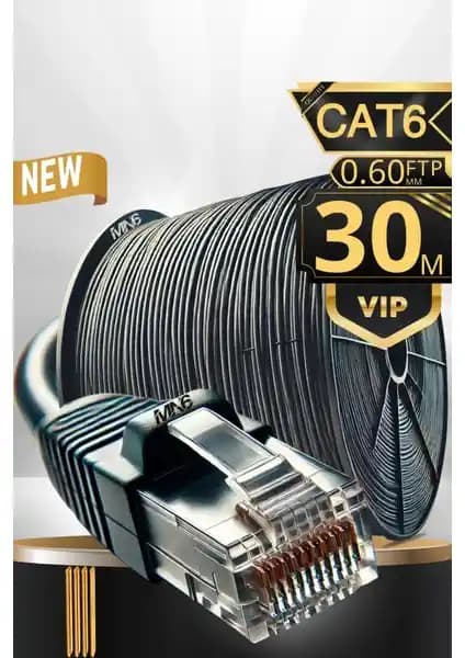MN6 M108XF 30 Metre Ethernet Kablosu Yüksek Performans ve Güvenilirlik İçin Uygun