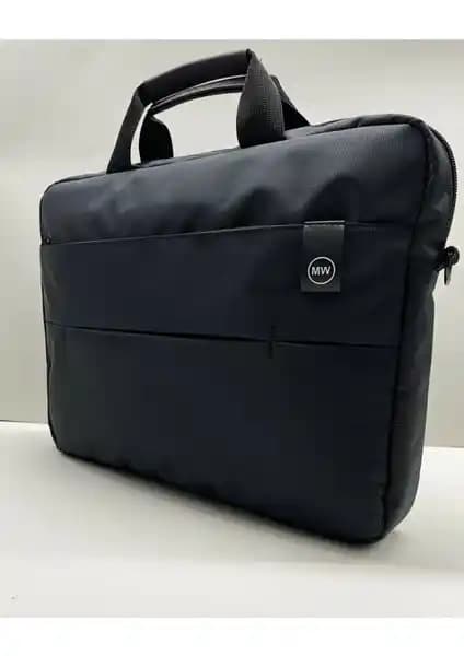 Moda West Unisex Siyah 15.6 İnç Evrak Bilgisayar Çantası Günlük ve İş Kullanımı İçin