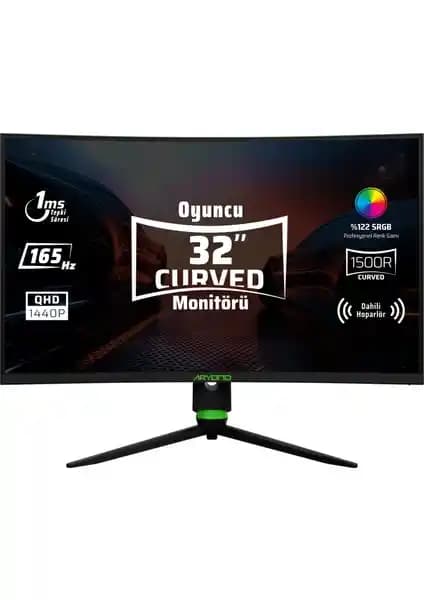 Monster Aryond A32 V1.3: 31,5 İnç Kavisli Ekran ve Yüksek Performanslı Oyun Monitörü