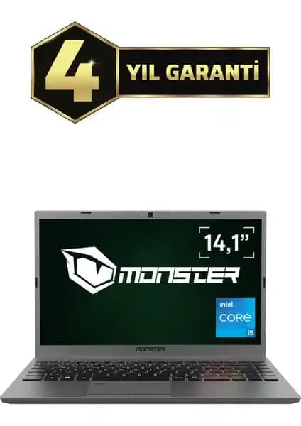 Monster HUMA H4 V5.1: Güçlü ve Taşınabilir İş Ortağınız İçin Modern Dizüstü Bilgisayar