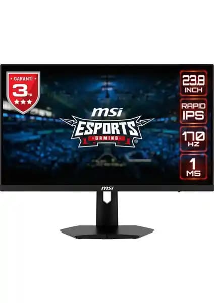 MSI 23.8 İnç Monitör: Yüksek Çözünürlük ve Performans Özellikleri