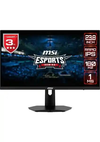 MSI G244F E2 23.8 İnç Oyun Monitörü Yüksek Performans ve Gelişmiş Özellikler